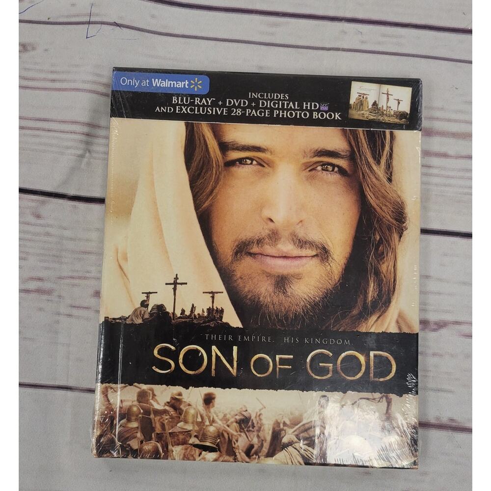 Son of God Blu-ray DVD Digital HD Walmart Exclusive Photo Book NEW
